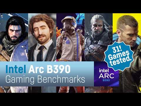 Intel Arc B390 Gaming (31 Games)