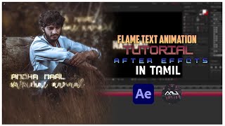 Flame Text Or Fire Text Animation Tutorial In After Effects | Make UNIC