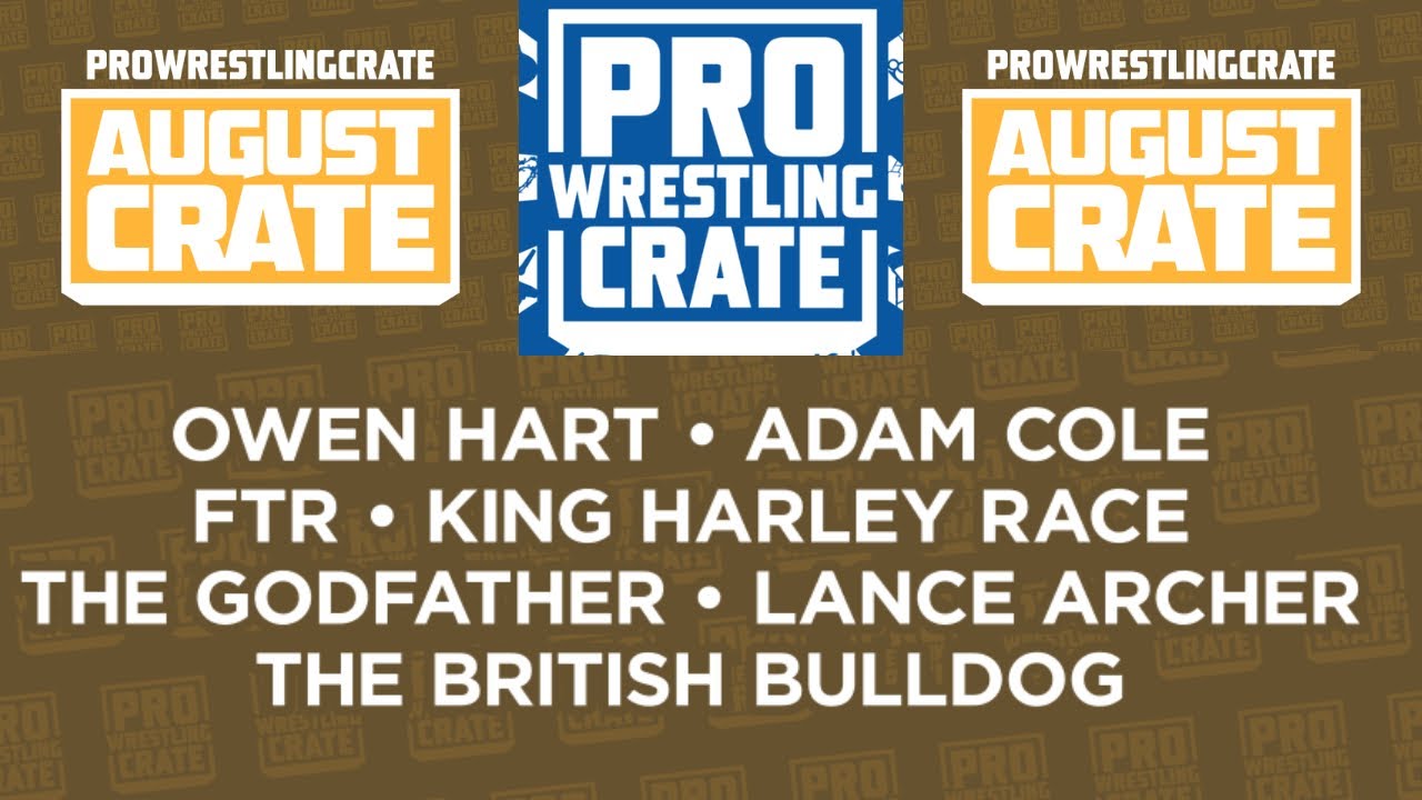 Pro Wrestling Crate August 2022 Unboxing