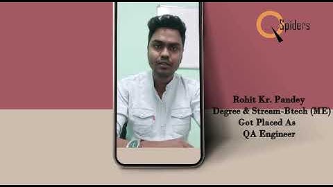 Mechanical Stream Student Placed As QA Engineer || Placed Student Review||