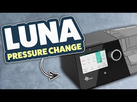 Part 2 - BMC Luna G3 Clinical Settings Tutorial / How To Change Your Pressure