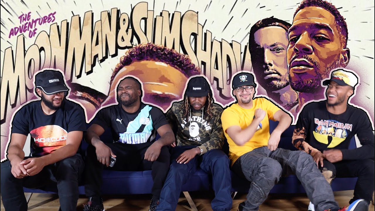 Kid Cudi & Eminem - The Adventures of MoonMan & Slimshady REACTION!
