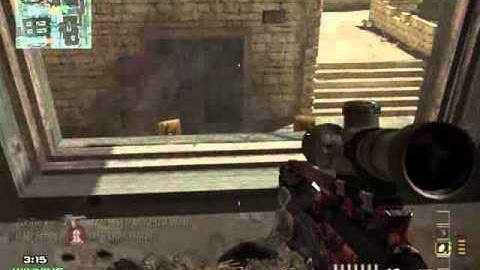 xX BAADMAN Xx MSR gameplay - MW3 Game Clip