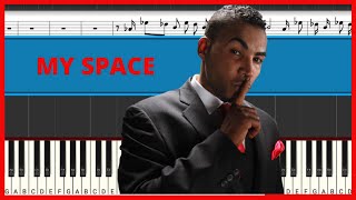 Don Omar - My Space (feat. Wisin & Yandel) | Piano Tutorial | Midi screenshot 5