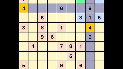 How to Solve New York Times Sudoku Hard November 9, 2022 - v1