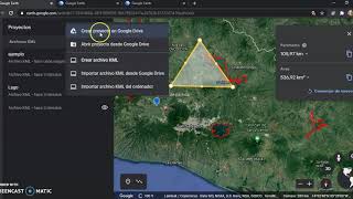 Google Earth web: crear proyecto y agregar capas