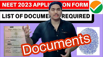 List of Documents Required for NEET 2023 Application form 💥🔥🔥#neet2024 #neet