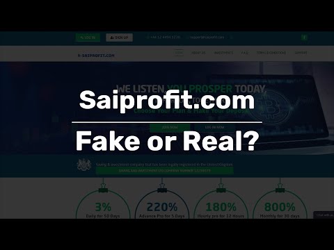 Saiprofit.com (Saving and Investment Ltd.) | Fake or Real? » Fake Website Buster