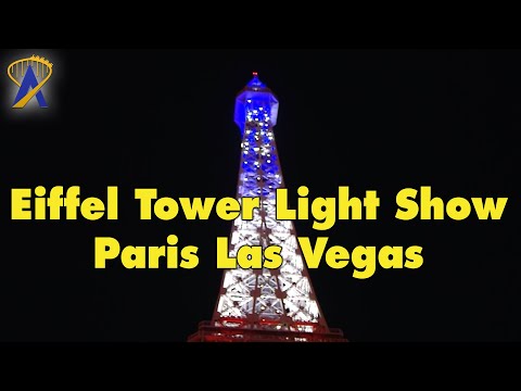Eiffel Tower Light Show at Paris Las Vegas