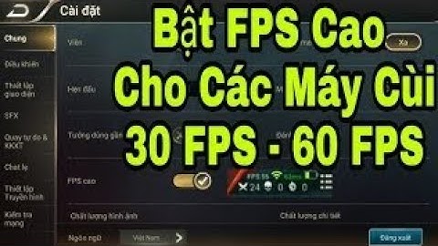 Cách bật fps cao không cần root!!!!🔥🔥🔥🔥