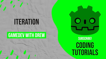 For and While Loops (Iteration) | GDScript Tutorial | GameDev with Drew