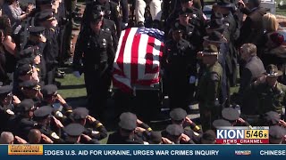 Memorial service honoring Salinas Police Officer