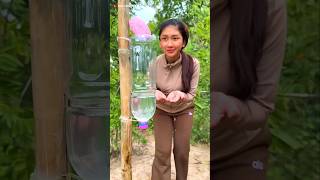 Survival Skills SMART Idea and USEFUL Soap Handwash 🧼 #bushcraft​ #camping​ #outdoors​ #usefulpart33
