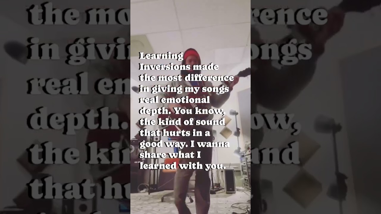 This guitar technique will make your songs sound like classics👇 Chord Inversions! Top 3 reasons