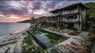 Abandoned Oceanfront Villa Restored Into a Luxury Tropical Paradise | AI Restoration Timelapse