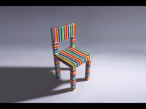 فيديو: مقابلة: تصميم كرسي مصنوع من السكر مع Pieter Brenner