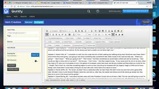 Performance Matters Test Creation