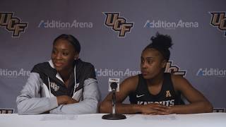 Post-Game: Kay Kay Wright and Masseny Kaba on Wright State Win
