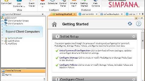 CommVault DLO - Remote Restore file from Console