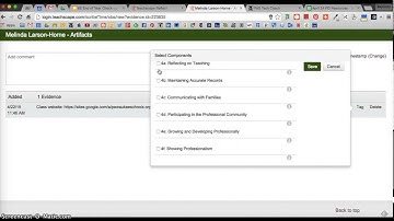 Evidence in Teachscape