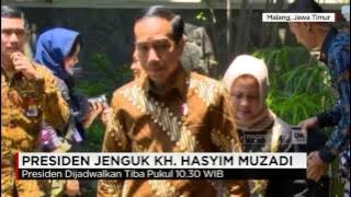 Jenguk Hasyim Muzadi, Jokowi: Kita Semua Berdoa...