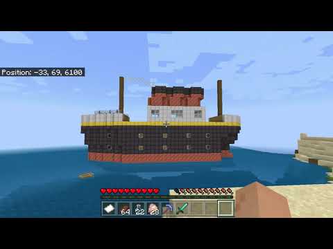 Minecraft Titanic Survival #2: First Exploration