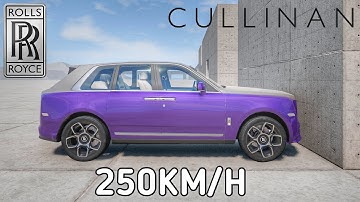 Rolls-Royce Cullinan vs Wall 250KM/H - Crash Test