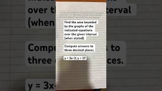 Find the area bounded by the graphs of the indicated equations over the given interval #calculus