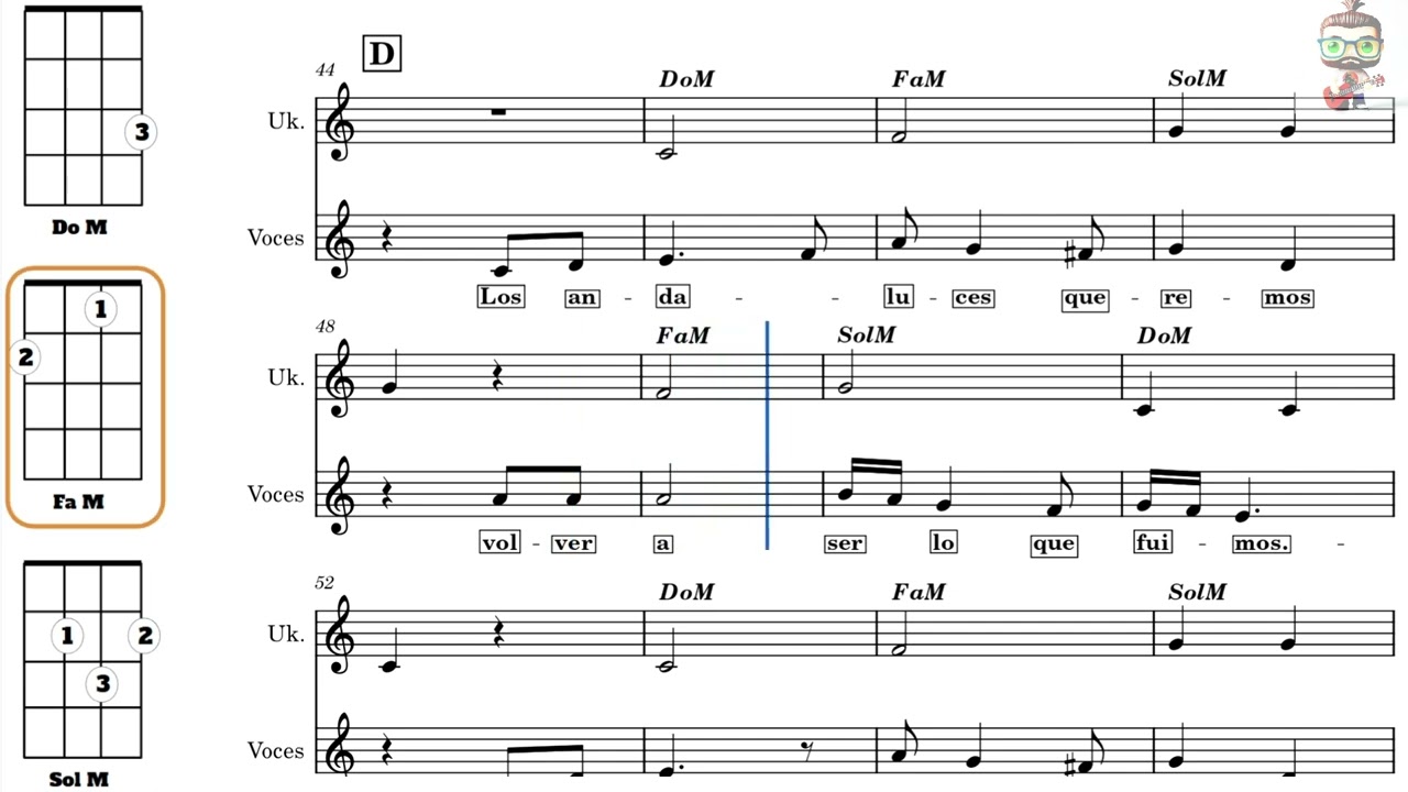 Himno de Andalucía   Play along para Ukelele y Piano