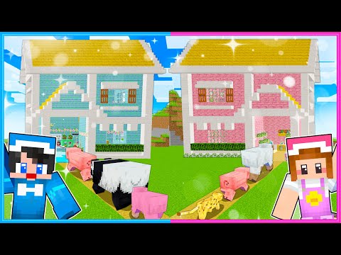 動物が来る家を作れるのは男子と女子どっち？？🐷🐱【 マイクラ / Minecraft  】