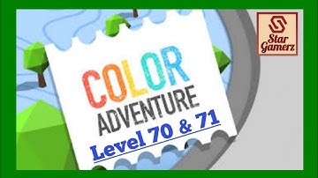 Color Adventure : Level 70 & 71 | Draw the Path & Pass All Tricky Obstacles in this 3D Game