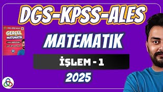 İşlem 1. Video Dgs-Kpss-Ales Matematik 2026