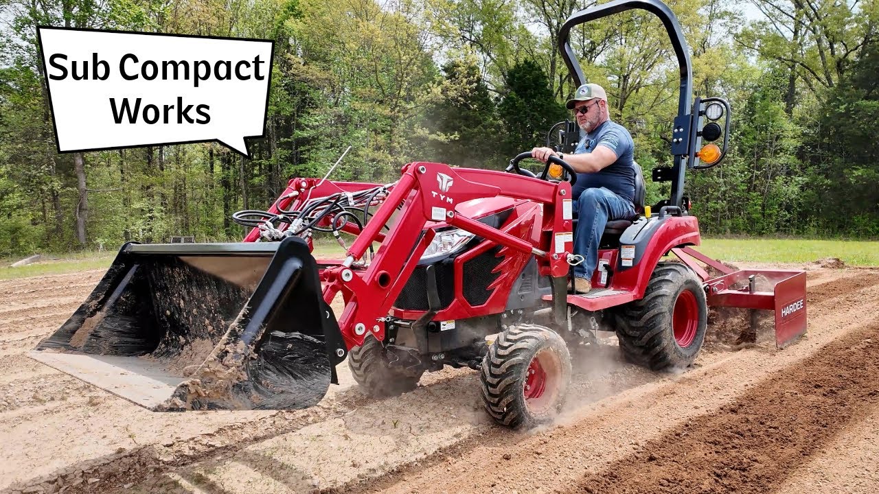 How to use a box blade on Subcompact Tractor TYM T224