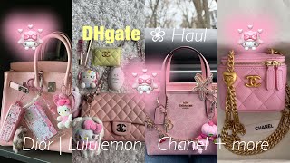 DHgate Luxury Haul 💕 Dior, Chanel + Accessories! | Pink Aesthetic Finds 🛍️