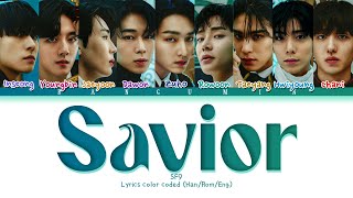 SF9 (에스에브나인) - SAVIOR LYRICS COLOR CODED (HAN/ENG/ROM)