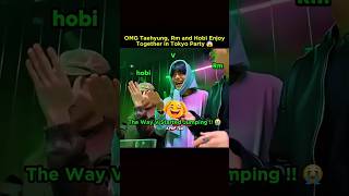 😱Taehyung hobi Rm in tokyo night club before concert #bts#btsarmy#btsshorts#taehyung#jungkook#btsv