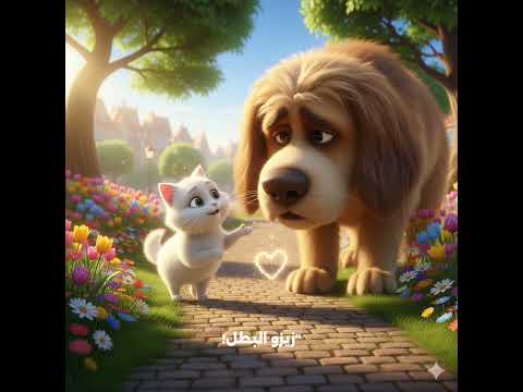 مياو مياو والكلب زيزو الحزين