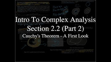 Intro To Complex Analysis - 2.2 (Part 2) Cauchy
