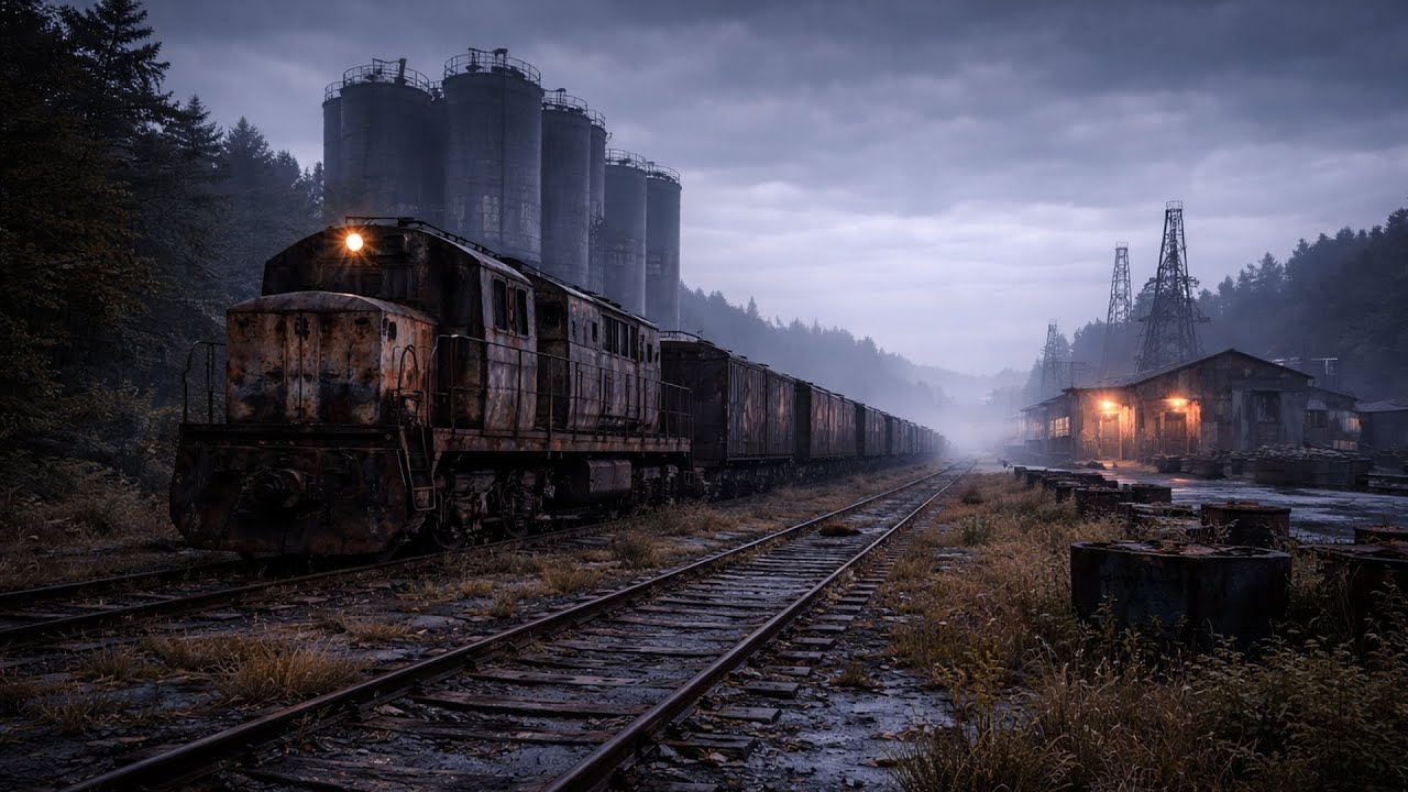 Rustbound Tracks Urbex | Dark Atmospheric Ambient Music from Abandoned Rail Yards