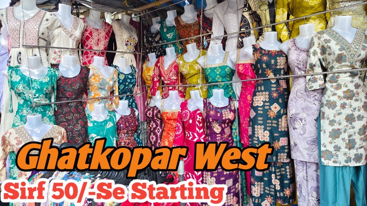 Ghatkopar West Short Top 50/- Starting👗| Ghatkopar Market Mumbai | Ghatkopar market 
