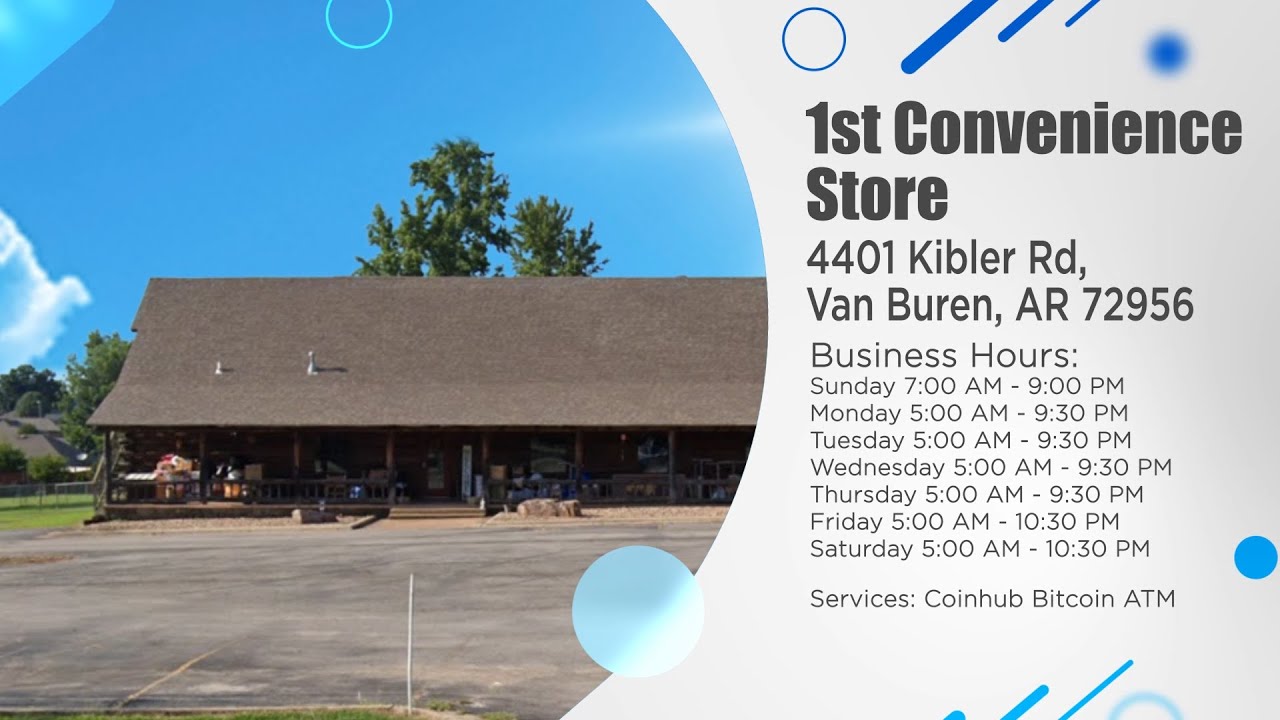 Bitcoin ATM Van Buren Coinhub (25,000 Daily Limits) — 4401 Kibler Rd