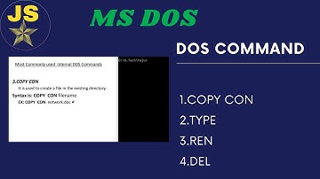 internal dos command copy con