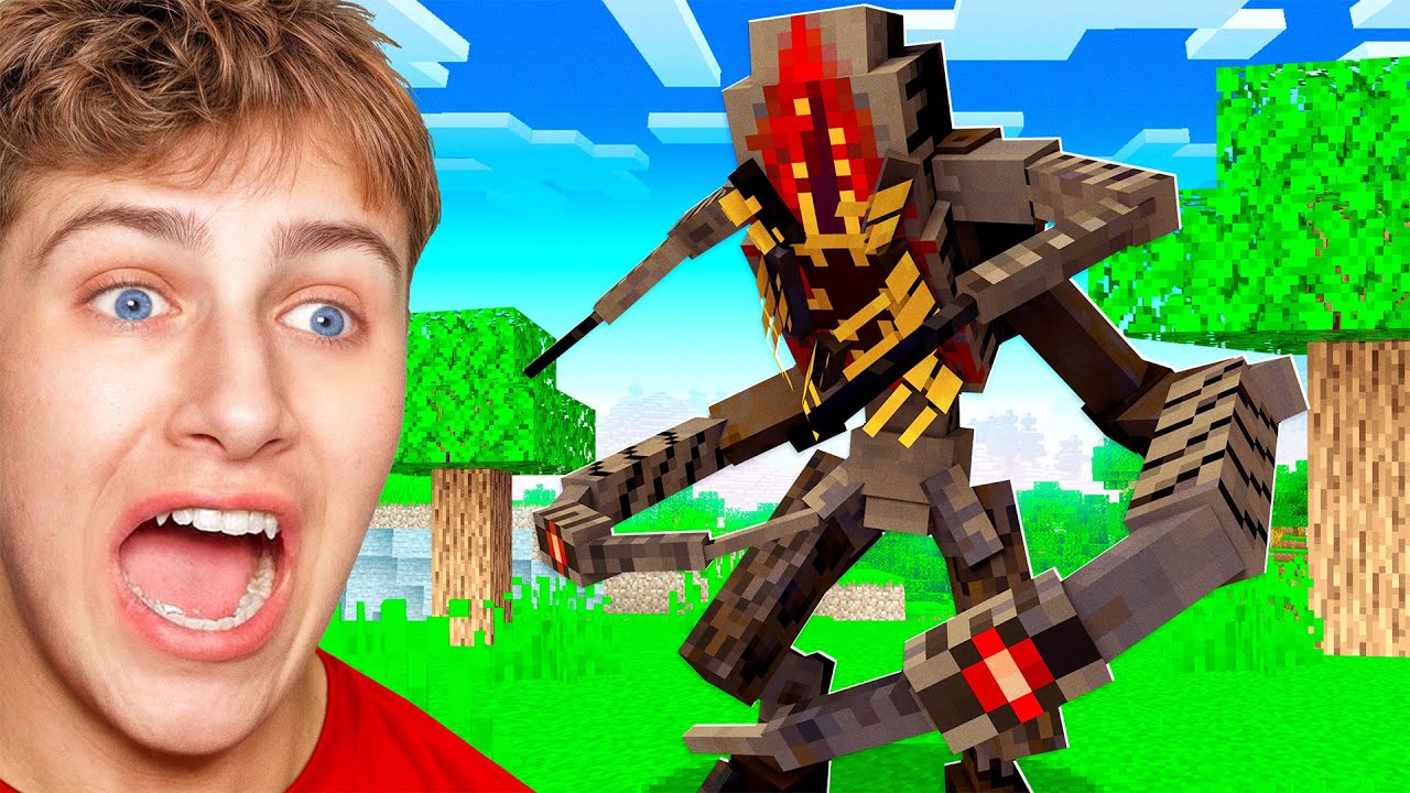 I added a PARASITE MOD to TROLL My Friends in Minecraft!