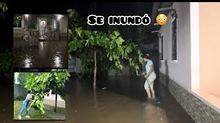 Dairi muy preocupada las casas se inundaron🌧️/ q vamos hacer esto no había pasado dice😬