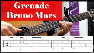 Grenade - Bruno Mars - Guitar Tabs - Guitar Tutorial