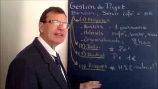 Gestion Projet (1) Initiation et définition du PROJET : moyens, délai, budget, risques