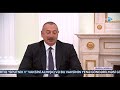 Prezident İlham Əliyev Rusiya Prezidenti Vladimir Putinin dəvəti ilə Moskvada işgüzar səfərdədir