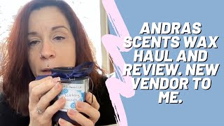 Andras Scents Wax Review! New Vendor For Me! @christinelee314
