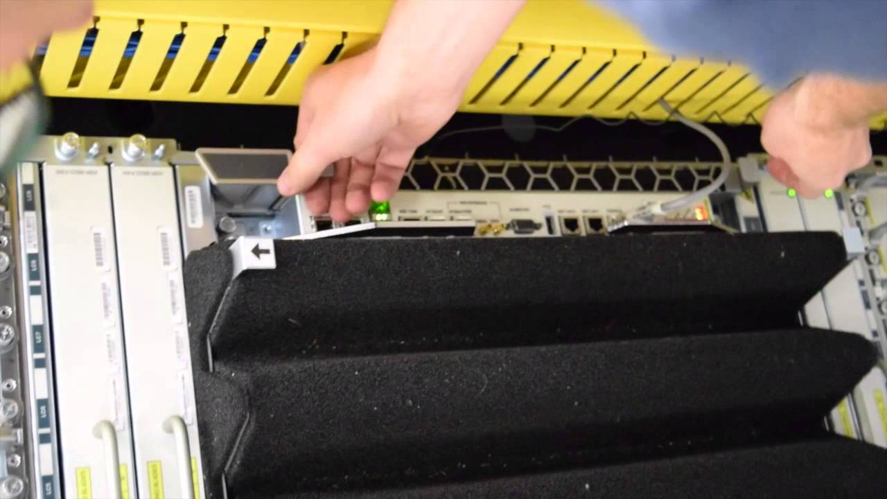 Air Filter Replacement for the Cisco ASR 9922 - YouTube