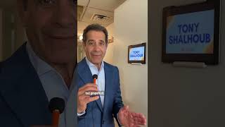 What is #TonyShalhoub's morning routine?